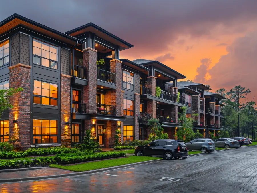 High-street retail and commercial buildings